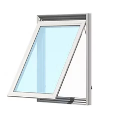 Awning vinyl window render
