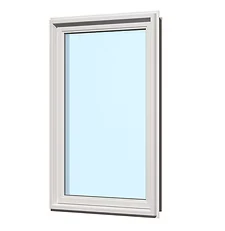 Fixed vinyl window render