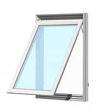 Awning vinyl window render