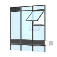 Unitized window wall